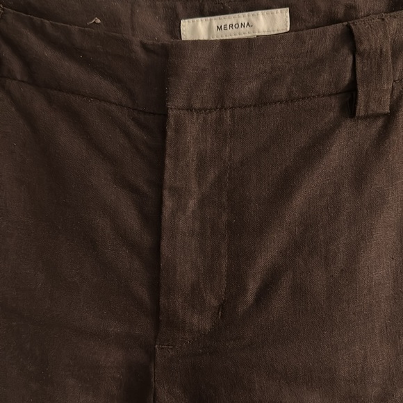 Merona Brown Linen Suit - Picture 8 of 8